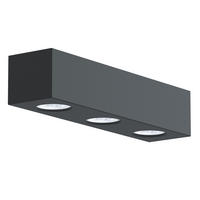 DECKENLEUCHTE - Anthrazit, Metall (10/30/7cm) - Lumicom