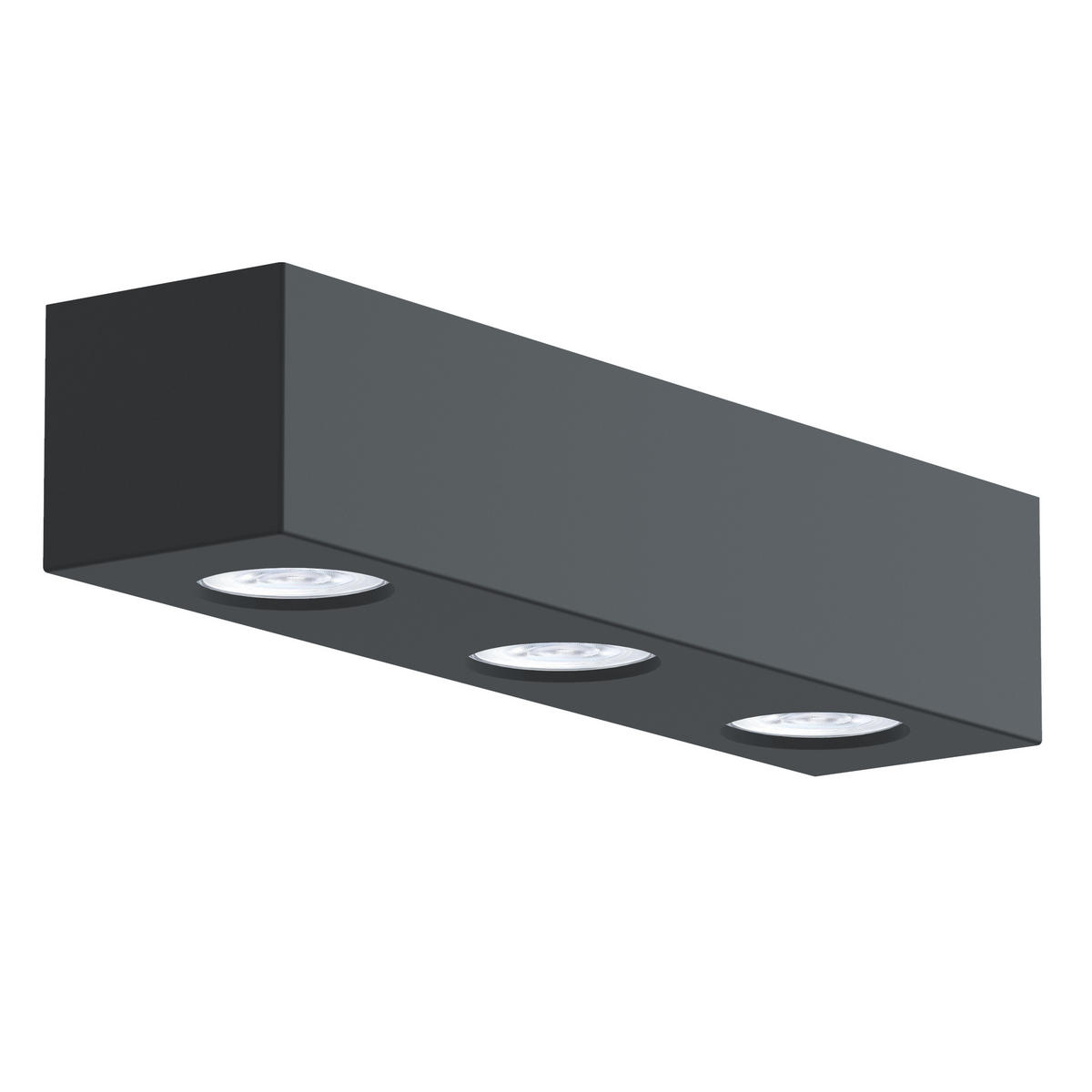 DECKENLEUCHTE - Anthrazit, Metall (10/30/7cm) - Lumicom