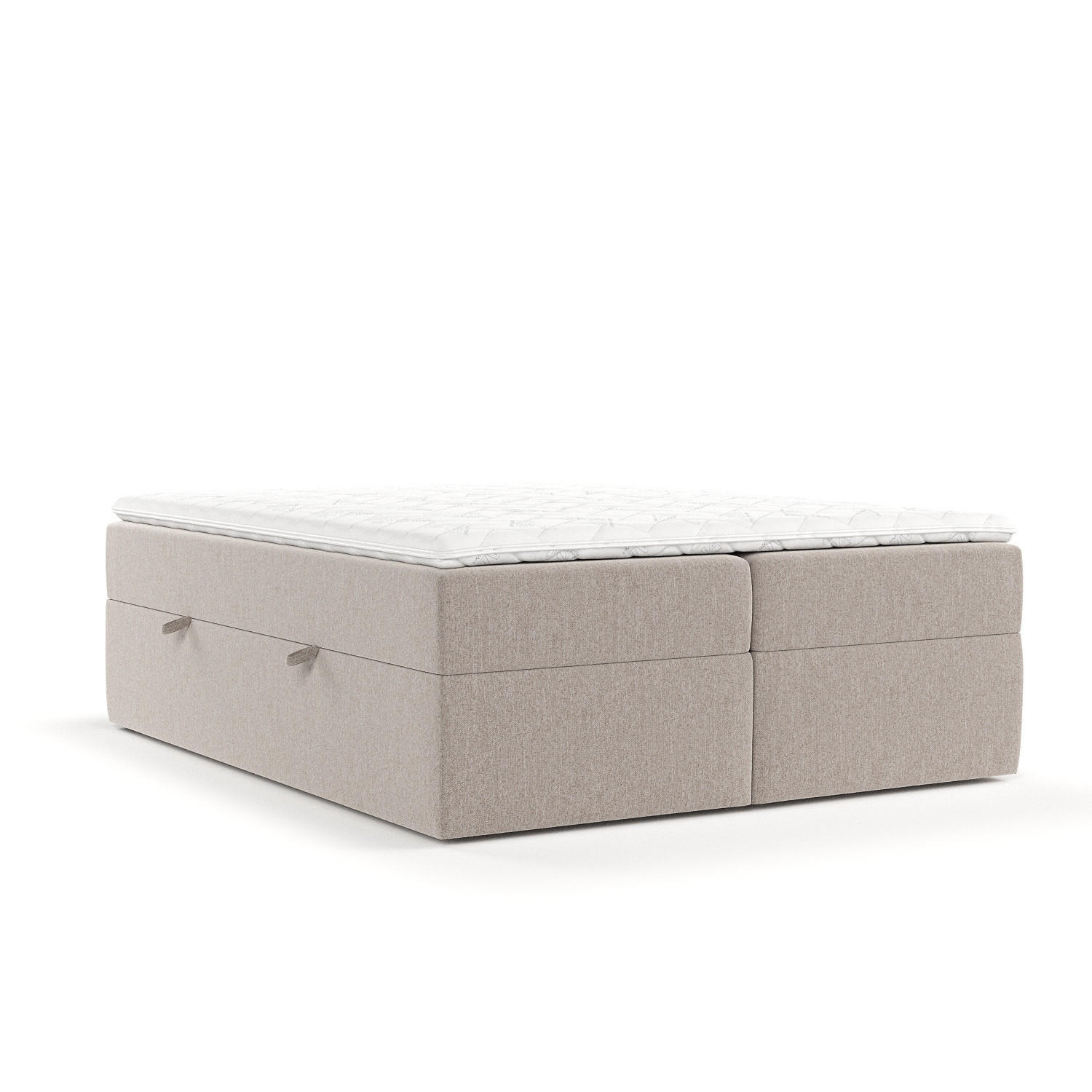 BOXBETT Yoko Hellbraun 140/200 cm - Hellbraun/Schwarz, Holz/Holzwerkstoff (140/200cm) - Maison de Reve