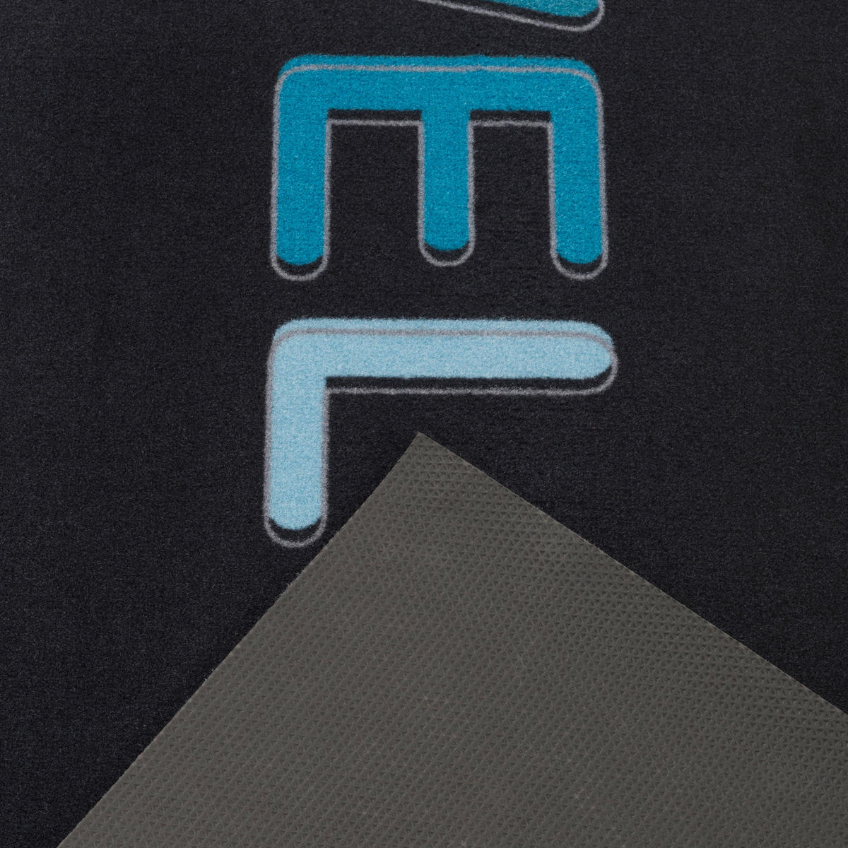 KÜCHENLÄUFER TEPPICH TRENDY SMILEY WELCOME - Schwarz, Textil (60/150cm) - Pergamon