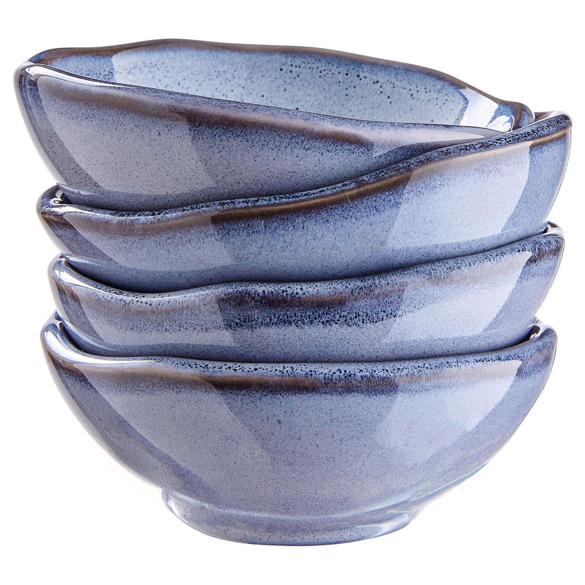 DIPSCHALEN 6er-Set Artisan 95 ml - Blau, Keramik (8/8/3.5cm) - Butlers
