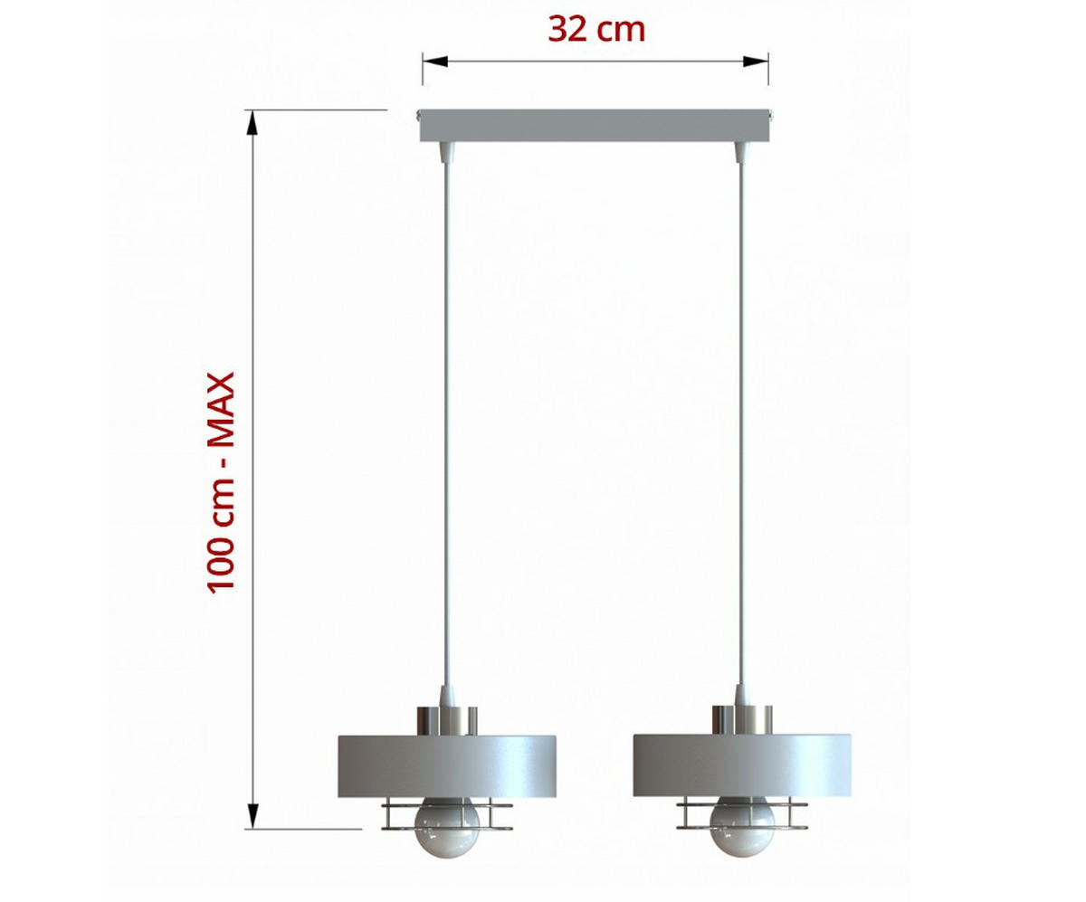PENDELLEUCHTE ECRU - Beige/Goldfarben, Metall (20/46/100cm) - kiki design