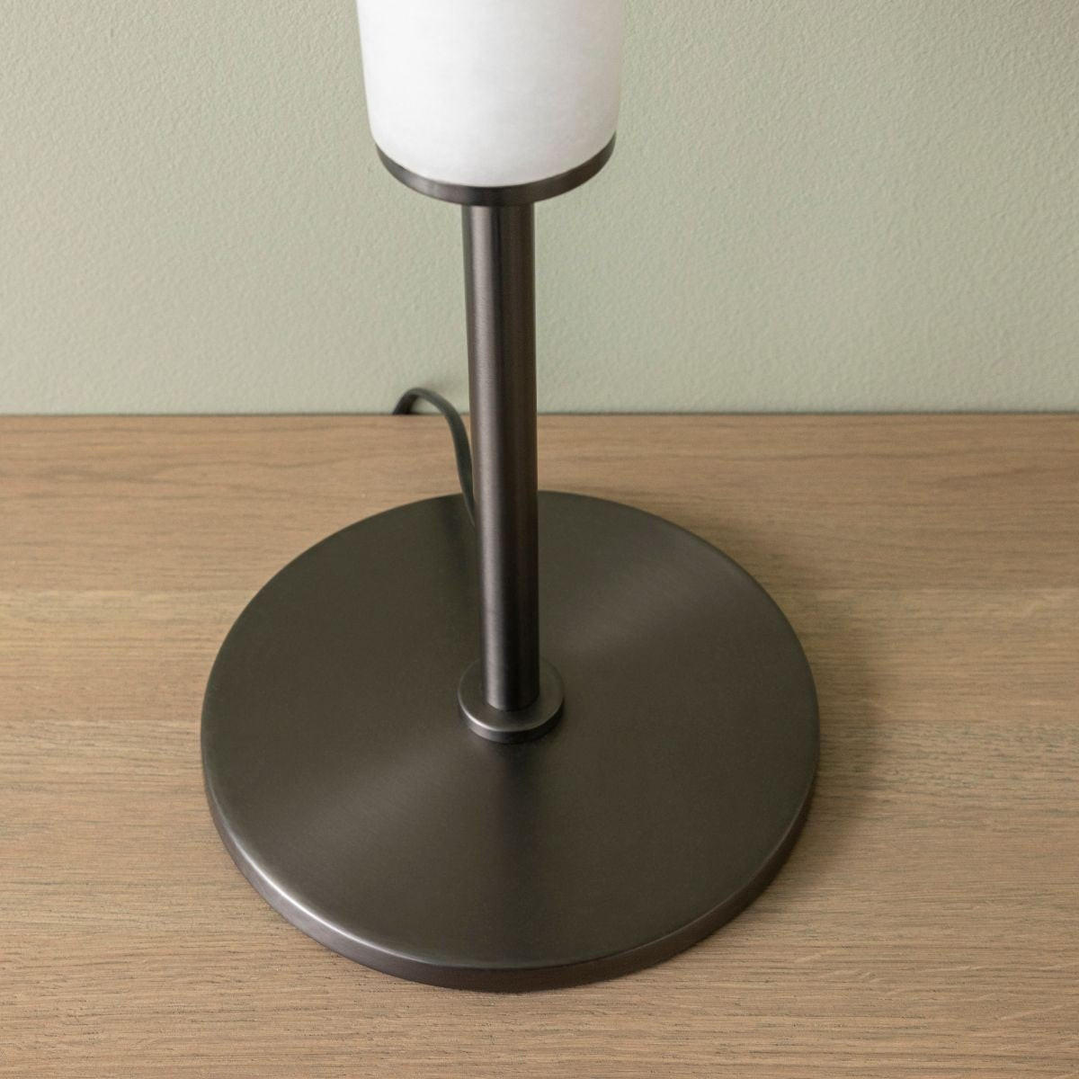 TISCHLAMPE aus alabaster und metall - montaigne 20/20/59 cm - Schwarz, Metall (18/20/59cm) - Signature