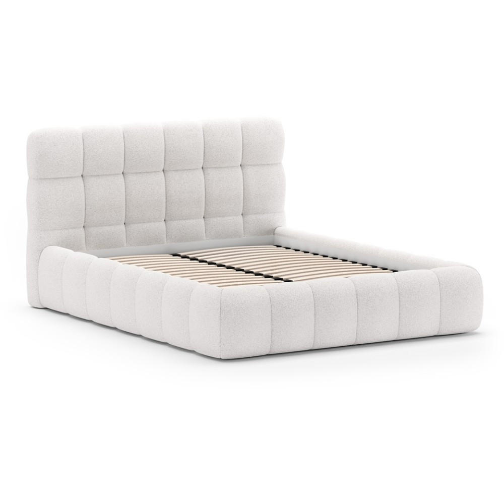 POLSTERBETT Cleo ohne Matratze und Topper, 140x200 cm, Beige - Beige, Textil (140/200cm) - Beautysofa