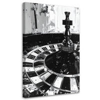 LEINWANDBILD Popkultur 80x120cm - Schwarz, Textil (80/120cm) - Feeby