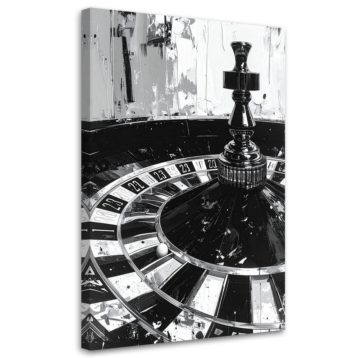 LEINWANDBILD Popkultur 80x120cm - Schwarz, Textil (80/120cm) - Feeby