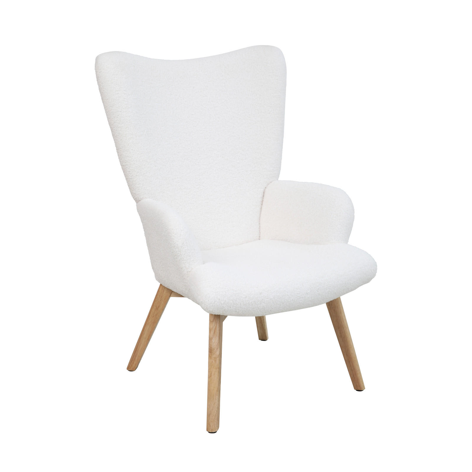 OHRENSESSEL Olav - Weiß, Textil (64/96/70cm) - SVITA