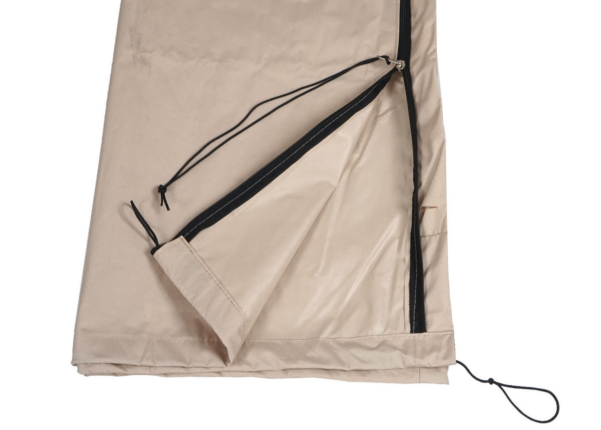 SCHUTZHÜLLE AMPELSCHIRM Cremeweiß - Weiß, Kunststoff (80/195/1cm) - MCW