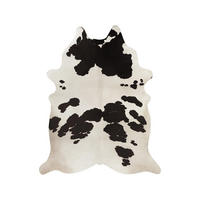 TEPPICH im Kuhfell-Stil schwarz - Schwarz, Textil (155/190cm) - AFK Living