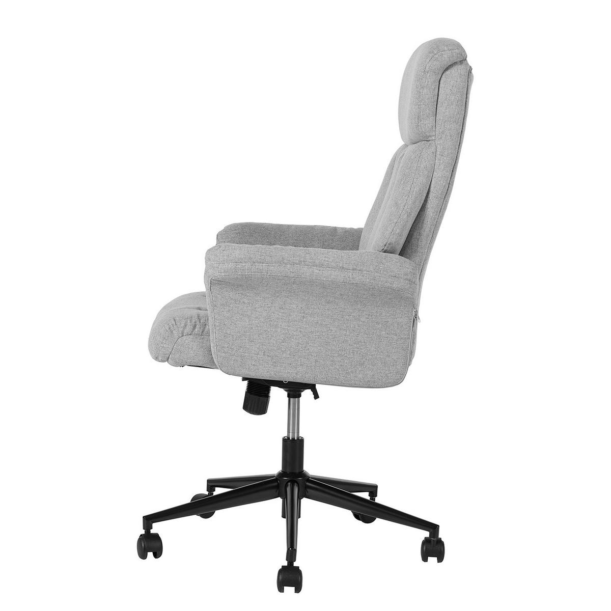 BÜROSTUHL - Flachgewebe / Nylon - Greige, Kunststoff/Textil (70/107/72cm) - home24