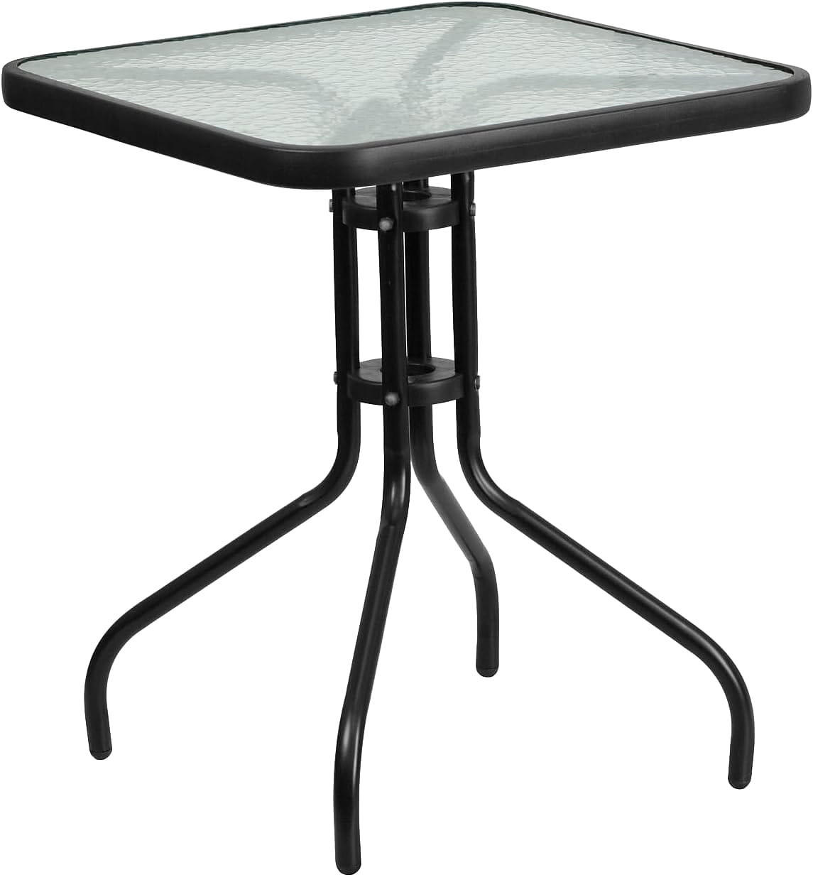 GARTENTISCH quadratisch 70cm - Transparent, Metall (70/70/70cm) - Mat-Haus