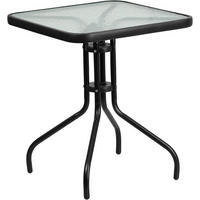 GARTENTISCH quadratisch 60cm - Transparent, Metall (60/60/70cm) - Mat-Haus
