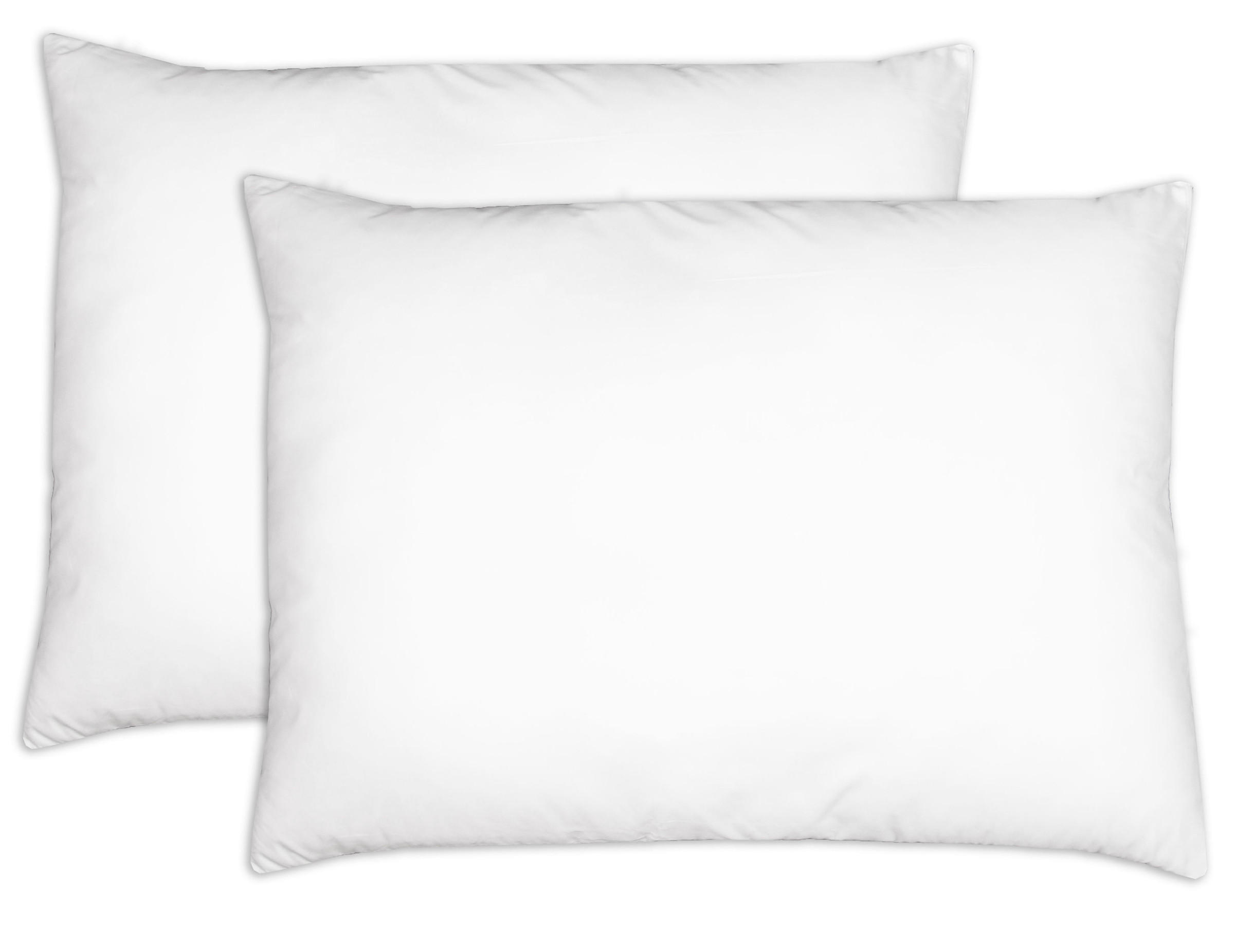 KISSEN, 2er-Set, 40x60 cm, 100% Polyester, Weiß - Weiß, Textil (40/60cm) - Zollner