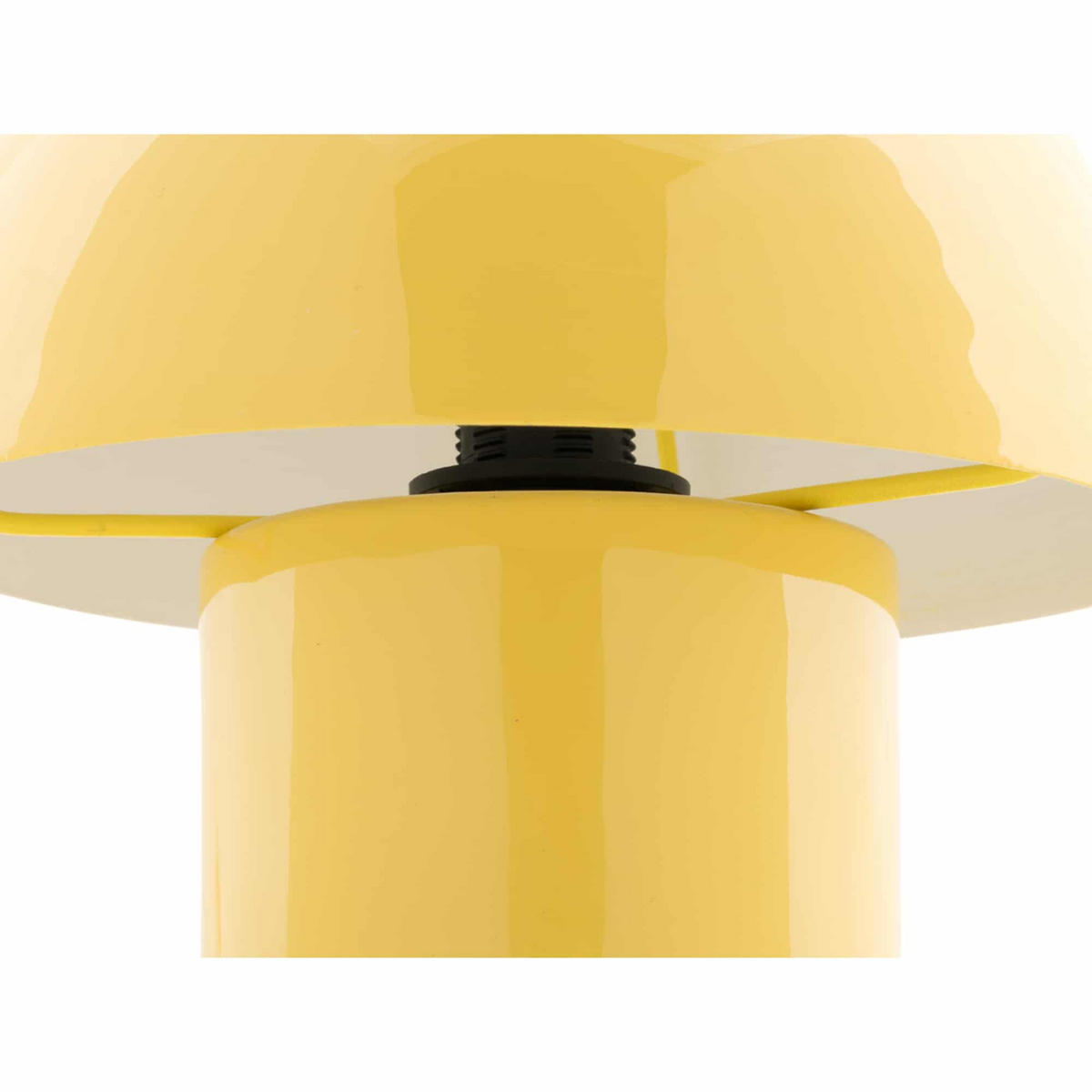 TISCHLAMPE Fat Mushroom 20/20/20 cm - Gelb, Metall (20/20/20cm) - Leitmotiv
