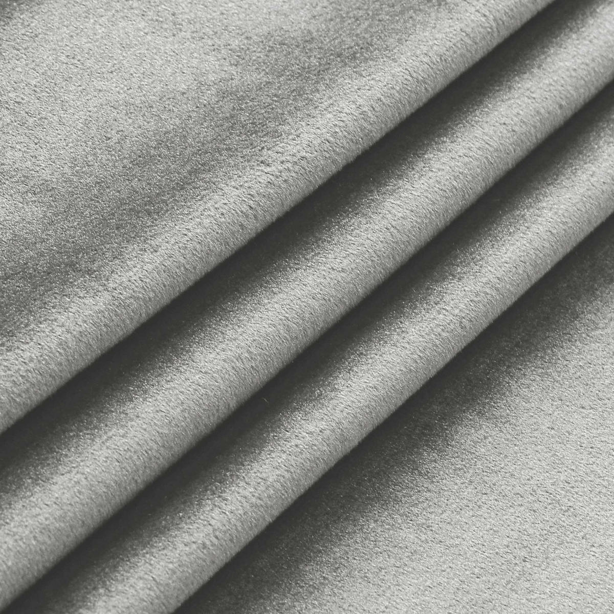 VORHANG Ösen Samt 300/245 cm Taupe - Taupe, Textil (300/245/245cm) - TiborTex