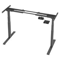 SCHREIBTISCHGESTELL 73,8/176,5/127 cm in Graphitfarben - Graphitfarben, Metall (73.8/176.5/127cm) - bümö