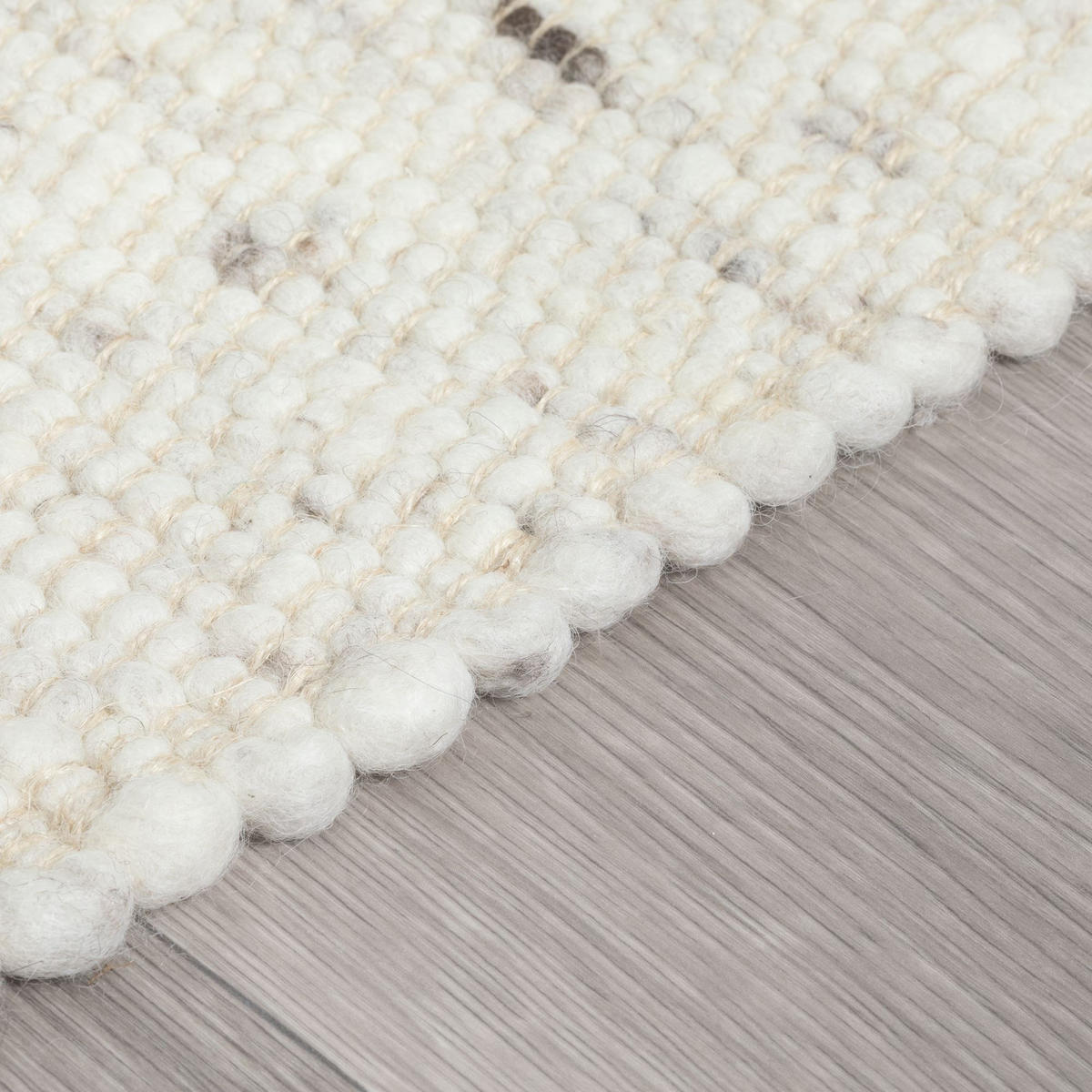 HANDWEBETEPPICH 80/150 cm Athen - Creme, Naturmaterialien (80/150cm) - Steffensmeier