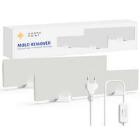 INFRAROT-SCHIMMELENTFERNER - chemiefrei für Wand und Bad, flexible Nutzung als Wand- oder Standgerät, 2er-Set - Weiß, Metall (10.5/50.5/1.5cm) - Northpoint