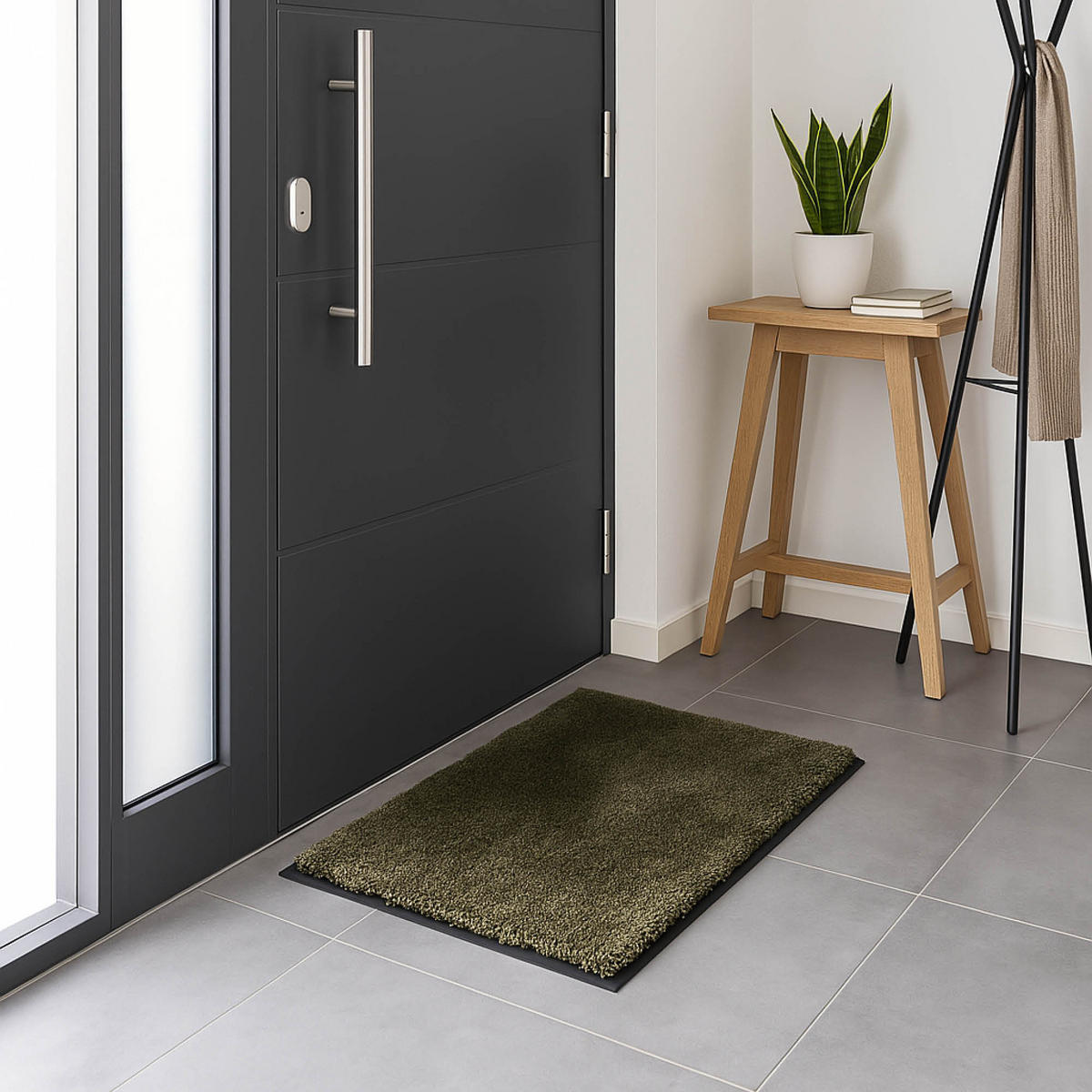 FUSSMATTE FÜR INNEN LAVA 2ER SET - Grün, Textil (40/60cm) - Astra