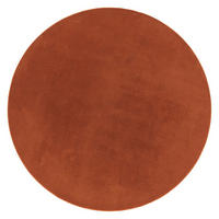 FLACHWEBETEPPICH Kupfer Ø 120 cm - Kupferfarben, Kunststoff (120/120cm) - TT Home