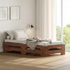 STAPELBETT RONNY 90X200 CM - Kastanienfarben, Holz (90/200cm) - IDIMEX