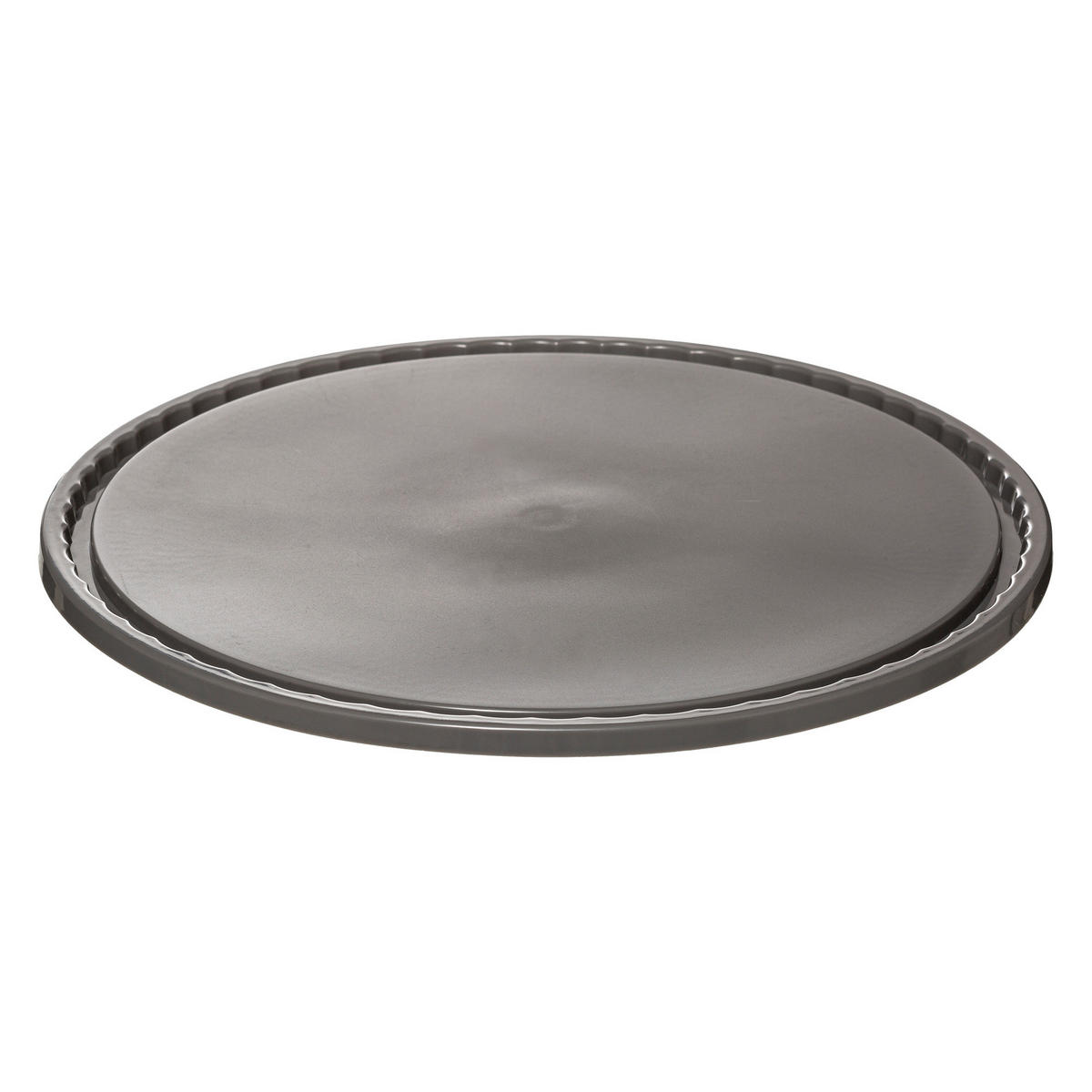 OBSTKUCHENFORM aus Glas mit Deckel 31/31/3,8 cm - Grau, Glas (31/3.8/31cm) - 5five Simply Smart