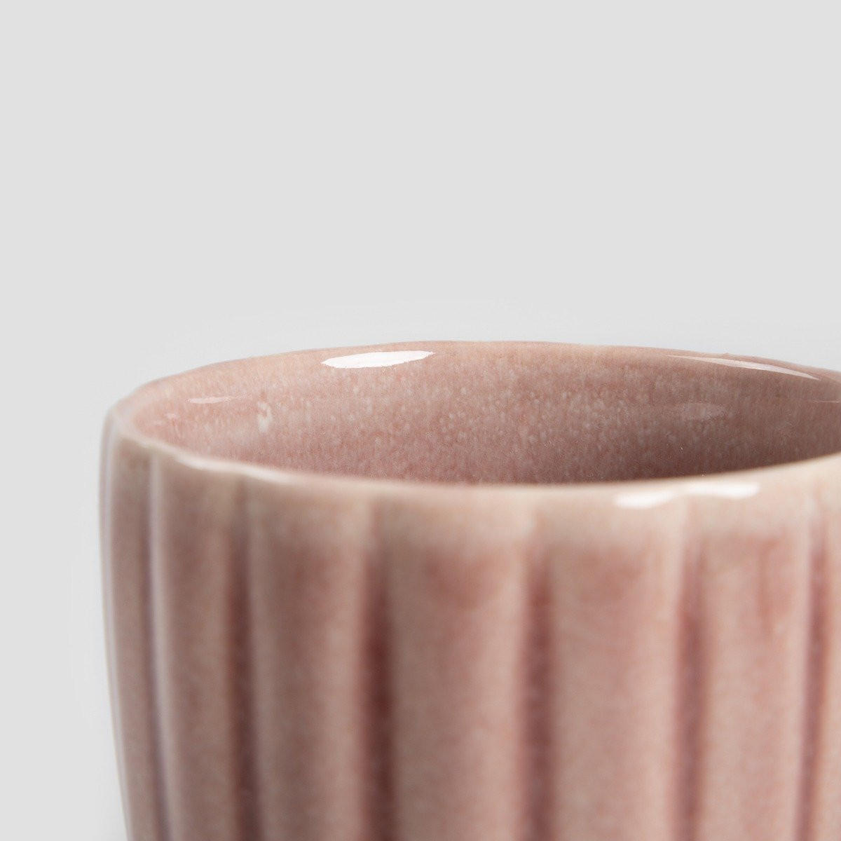 BECHER Melida rosa 0,3 l 6er-Set - Rosa, Keramik (0.3L) - Homla