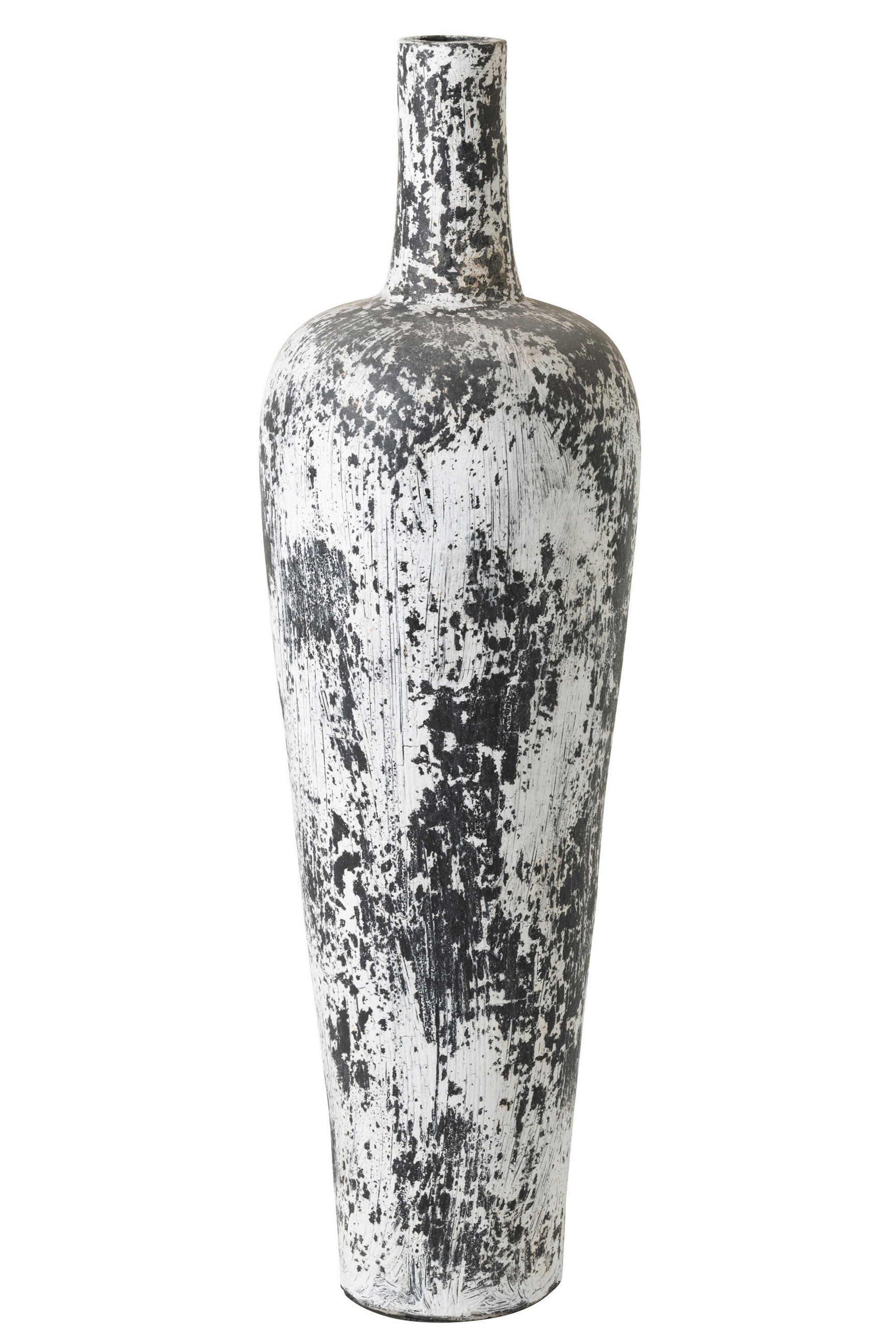 VASE RUBY Schwarz - Schwarz, Keramik (100cm) - J-Line