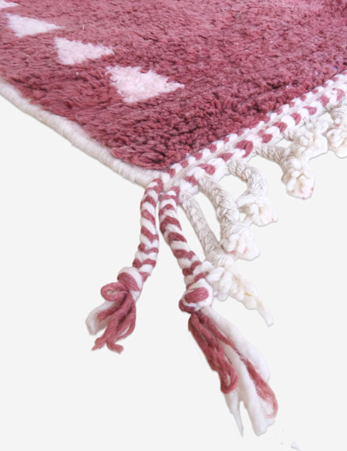 BERBERTEPPICH authentisch Wolle 196x 278 cm - Pink, Naturmaterialien (196/278cm) - AFK Living