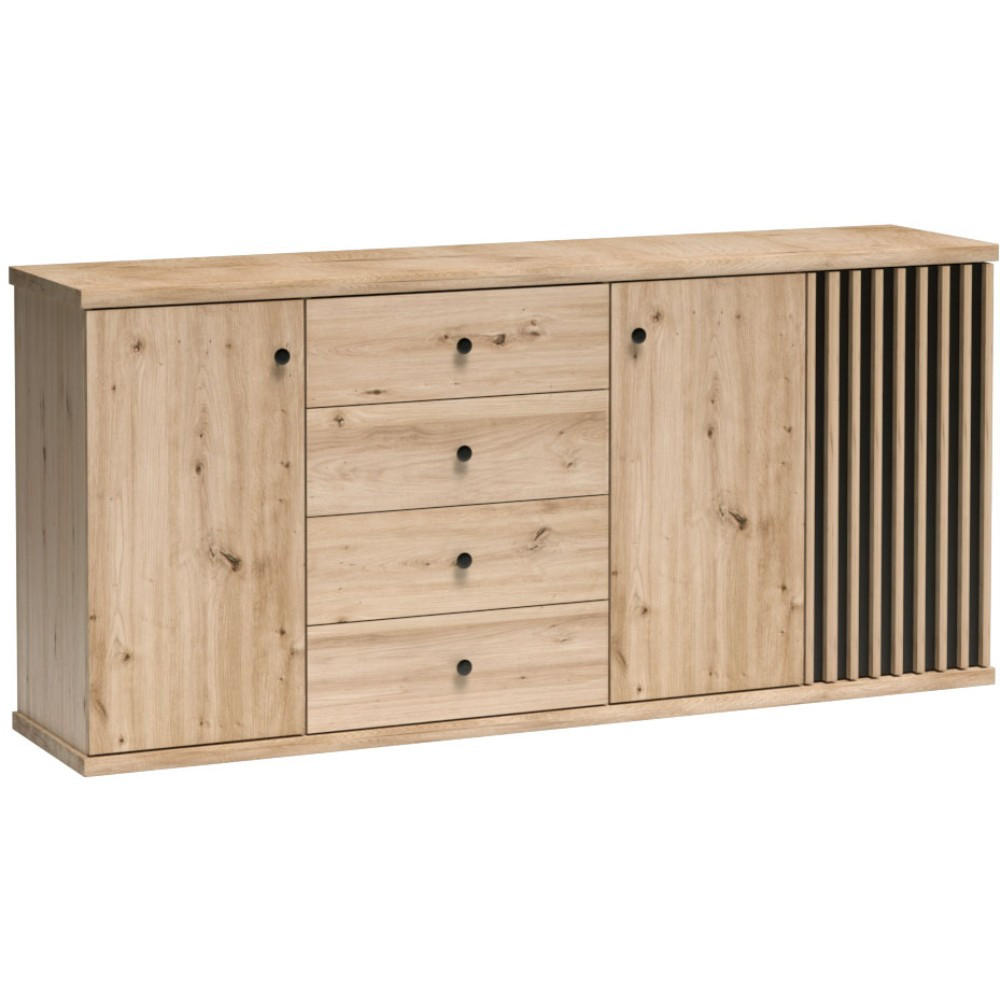 Beautysofa Kommode Eiche Artisan 183x85x41 cm