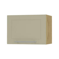 KÜCHENHÄNGESCHRANK Kvantum W4B/50 Vanille Matt / Eiche Artisan Matt 50 / 32,5 / 36cm - Creme/Eiche Artisan, Holz/Holzwerkstoff (50/36/32.5cm) - Feldmann-Wohnen