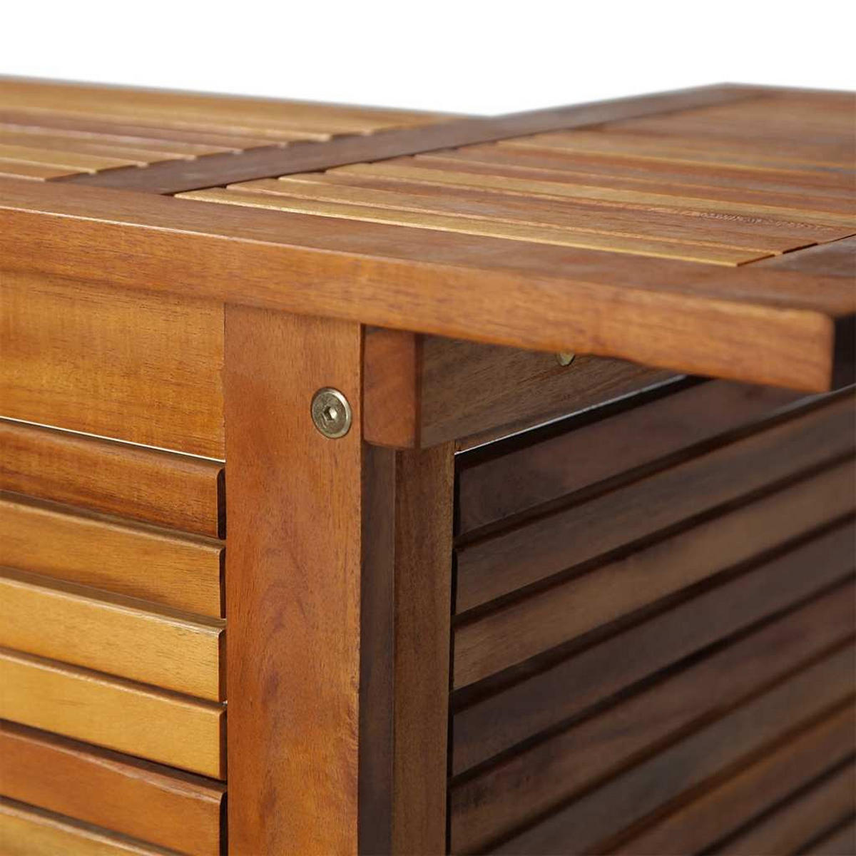 BARTISCH 110/50/105 Cm Massivholz Akazie - Braun, Holz (110/50/105cm) - vidaXL