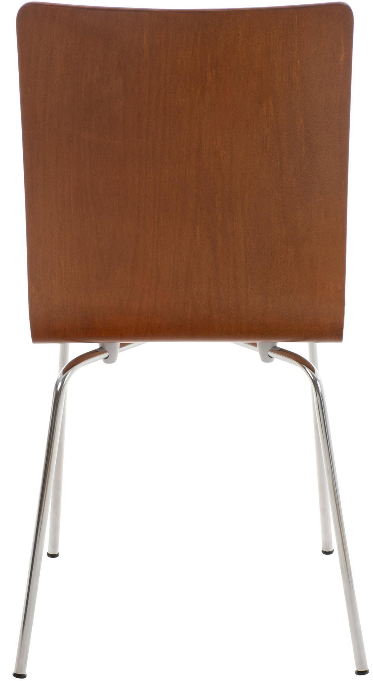 BESUCHERSTUHL PEPE 87x43x47 cm Braun Holz Metall - Braun, Metall (43/87/47cm) - DELUKE