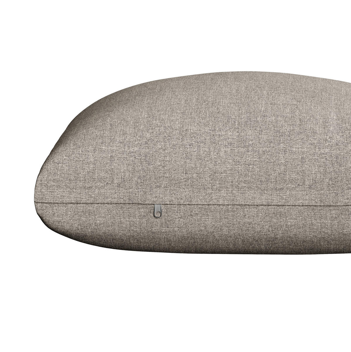 GARTEN-LOUNGE-SET 123/68/86 cm mit 2 Tischen, verzinktem Metallgestell und Kissen, Beige - Beige, Metall - Redom
