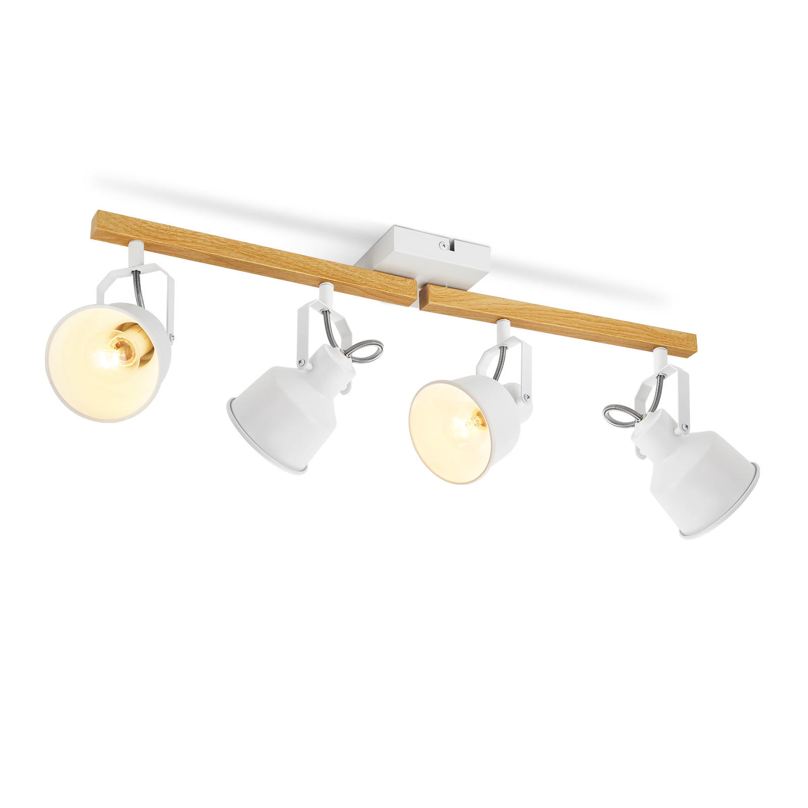 DECKENSTRAHLER Lichtram 19/14/64 cm - Weiß, Metall (64/19/14cm) - ZMH