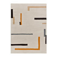 KURZFLORTEPPICH Beige / Orange Lessia 120/180 cm - Beige/Orange, Naturmaterialien/Textil (120/180cm) - Atticgo