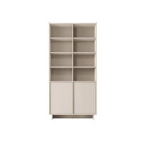 STANDREGAL Yasumi R98 - Kaschmir/Schwarz, Holzwerkstoff/Kunststoff (98/201/39cm) - MIRJAN24