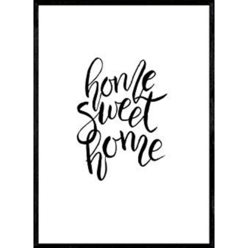 POSTER Home Sweet Home A3 Rahmenlos - Klar, Papier (29.7/5/42cm) - Nacnic
