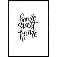 POSTER Home Sweet Home A3 Rahmenlos - Klar, Papier (29.7/5/42cm) - Nacnic
