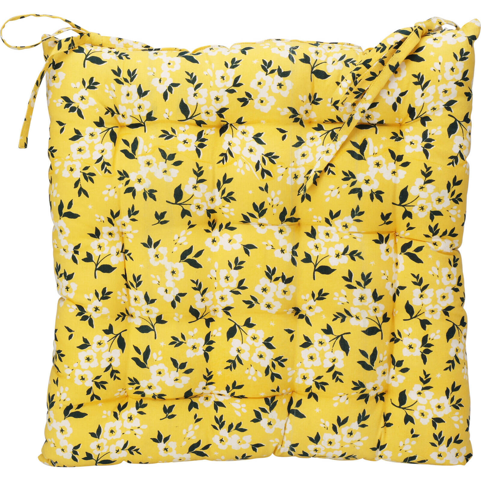 STUHLKISSEN 40/40 cm - Gelb, Naturmaterialen (40/40cm)