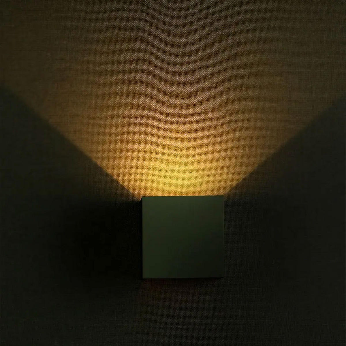 LED WANDLEUCHTE Grau Aluminium - Grau, Metall (10/10/10cm)