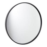 WANDSPIEGEL Boston Schwarz - Schwarz, Metall (60/60/4cm) - Fragix