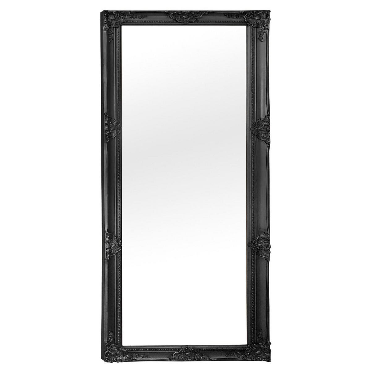 WANDSPIEGEL XXL 200x100 cm, Schwarz, Holz - Schwarz, Holz (100/200/100cm) - dasmöbelwerk