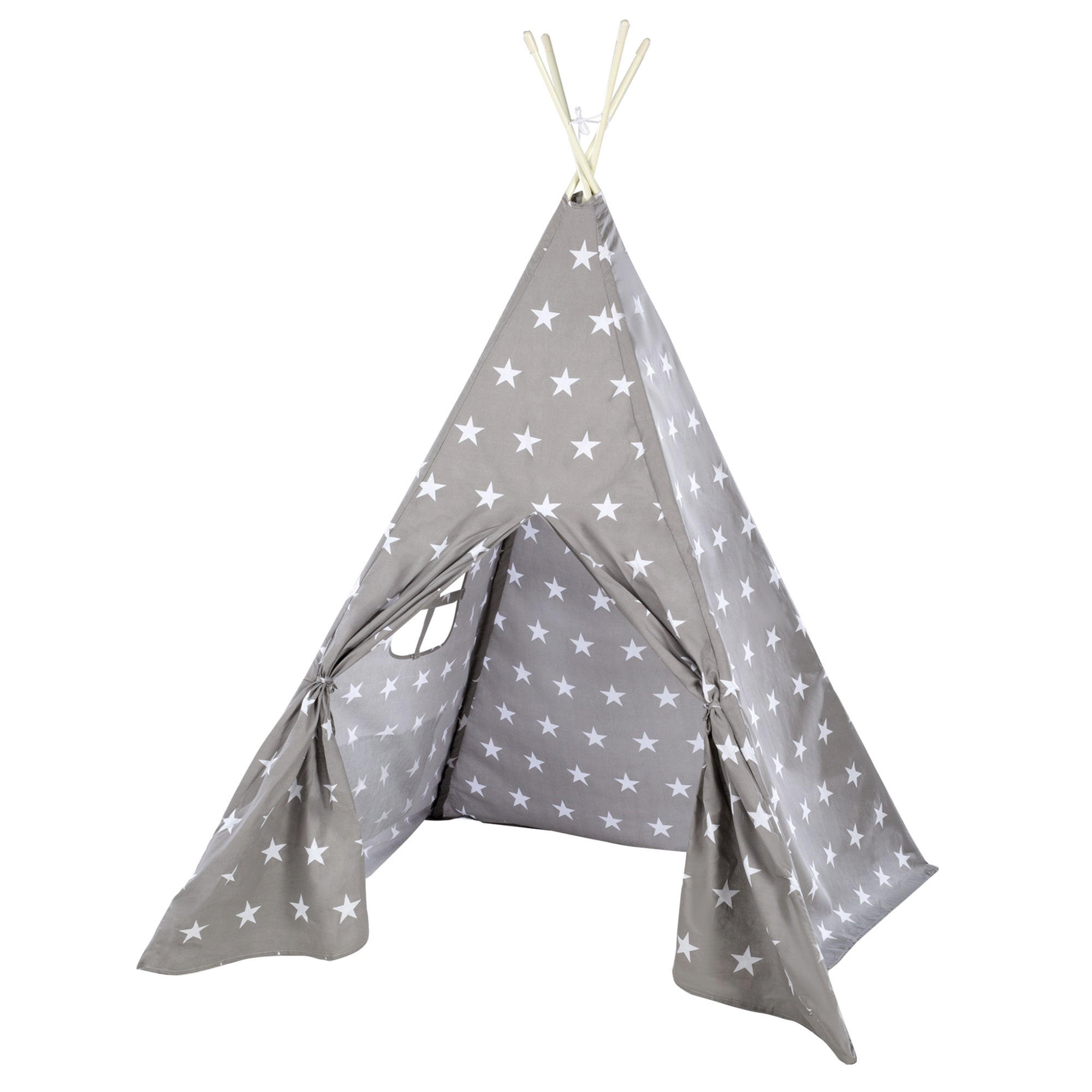SPIELZELT 'Sterne' - Grau, Textil (115/156/115cm) - Roba