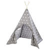 SPIELZELT 'Sterne' - Grau, Textil (115/156/115cm) - Roba