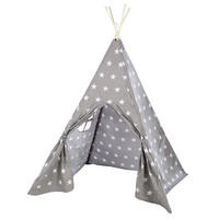 SPIELZELT 'Sterne' - Grau, Textil (115/156/115cm) - Roba