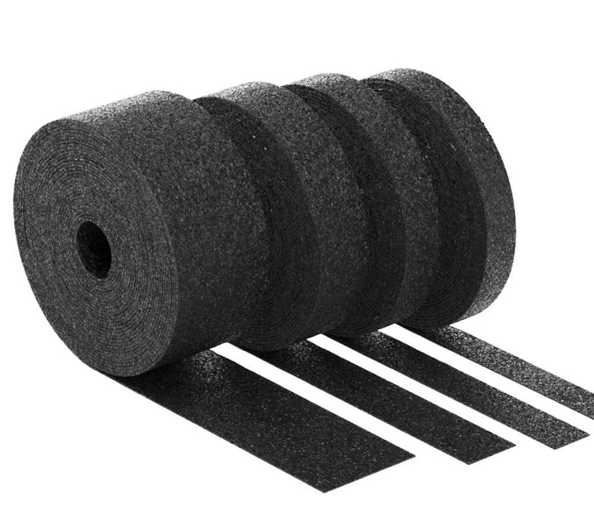 TERRASSENPADS Rolle 20 m x 80 mm x 3 mm - Schwarz, Kunststoff (8/0.3/2000cm) - BAUHELD