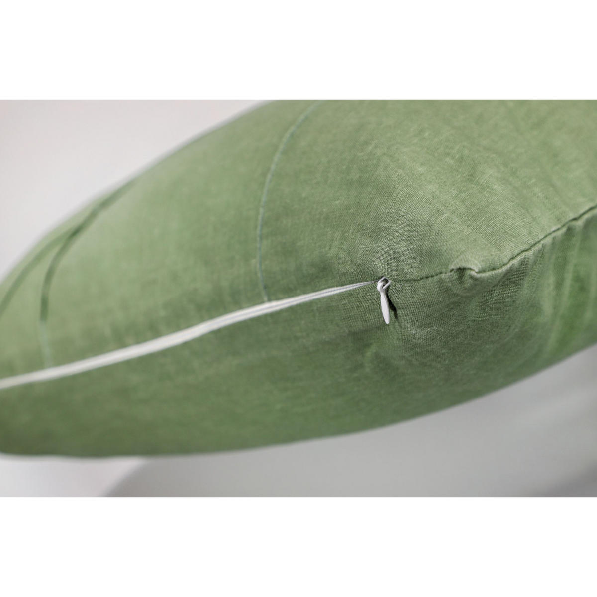 ZIERKISSENHÜLLE PLEAT - Grün, Textil (45/45cm) - Schöner Wohnen