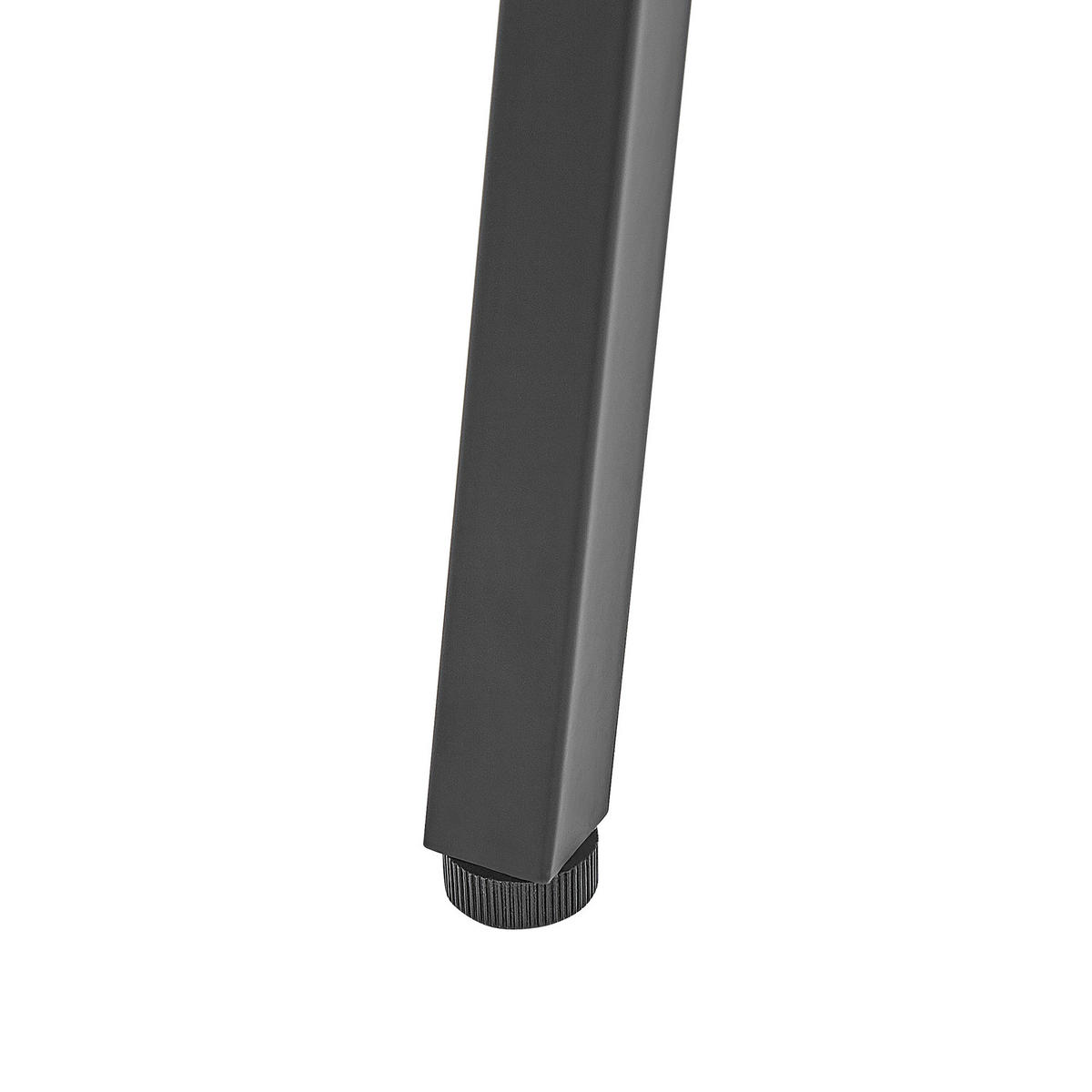 SCHREIBTISCH dunkler Holzfarbton 100/53/96 cm Harison - Dunkelgrau, Holzwerkstoff (53/100/96cm) - Beliani
