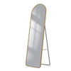 STANDSPIEGEL mit Rahmen Gehärteter Silberspiegel Gold 147/45 cm - Goldfarben, Glas/Metall (45/147/147cm) - EMKE